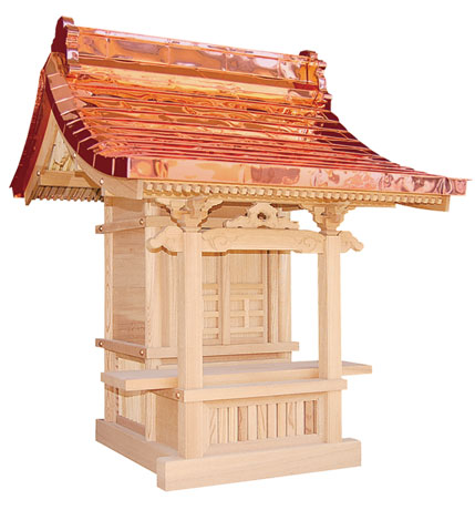 流れ屋根　祠宮